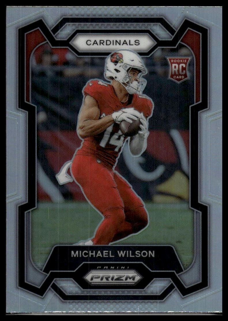 2023 Panini Prizm #303 Michael Wilson Silver RC