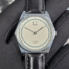Slava USSR classic wristwatch quartz caliber 2356 SU СЛАВА watch 1980s