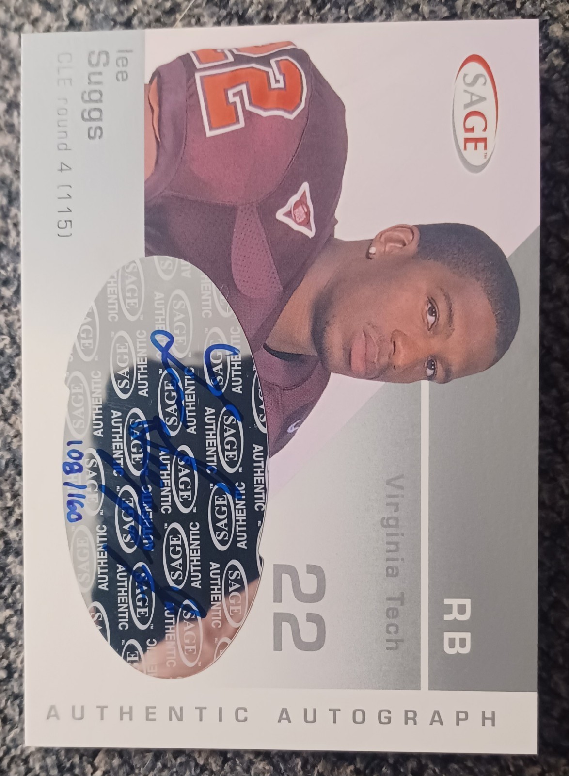 Lee Suggs SA-GE Autographs #A38 Silver