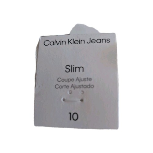 NWT CALVIN KLEIN SIZE 10 SLIM WHITE JEAN SHORTS - Picture 4 of 8