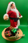 1995 Annalee Santa Claus with Gifts on Stand Number 5398 — photo 5