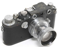 Leica IIIC gray No. 389279K with 2/5cm Summitar Wartime1941. full original