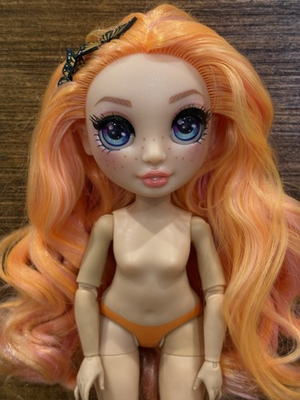 #ad Rainbow High 11” Doll Poppy Rowan Nude Orange Hair Butterflies $12.99