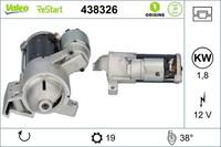 Anlasser Starter Valeo Origins Stop&Start - NEW O.E. Technologie 438326 12V 330
