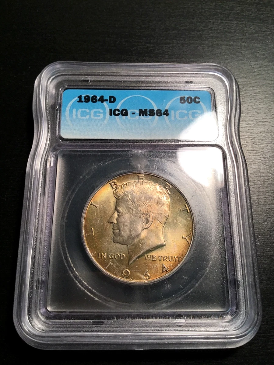 MS 64 Graded 1964 Kennedy US Half Dollars (1964-Now) for sale | eBay