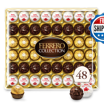 Ferrero Rocher Collection Premium Gift Set Hazelnut Milk Chocolate Dark