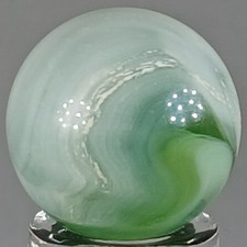 Vintage Vitro Conqueror Chalky Marble .61 Inches Near-Mint Condition