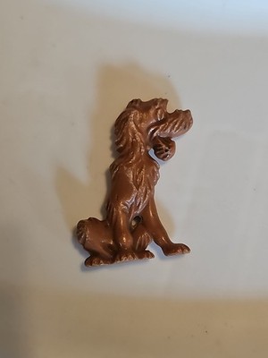 Vintage 1955 Kelloggs' Disney Lady & The Tramp TOUGHY Toy Figurine - Tan Brown