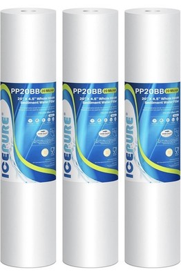 Icepure 5 Micron 20 X 4.5 Whole House Sediment Water Filter Cartridge
