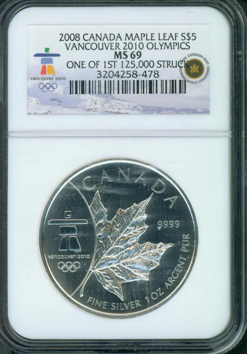 Canadian Maple Leaf MS 69 Silver Bullion Coins for sale | eBay