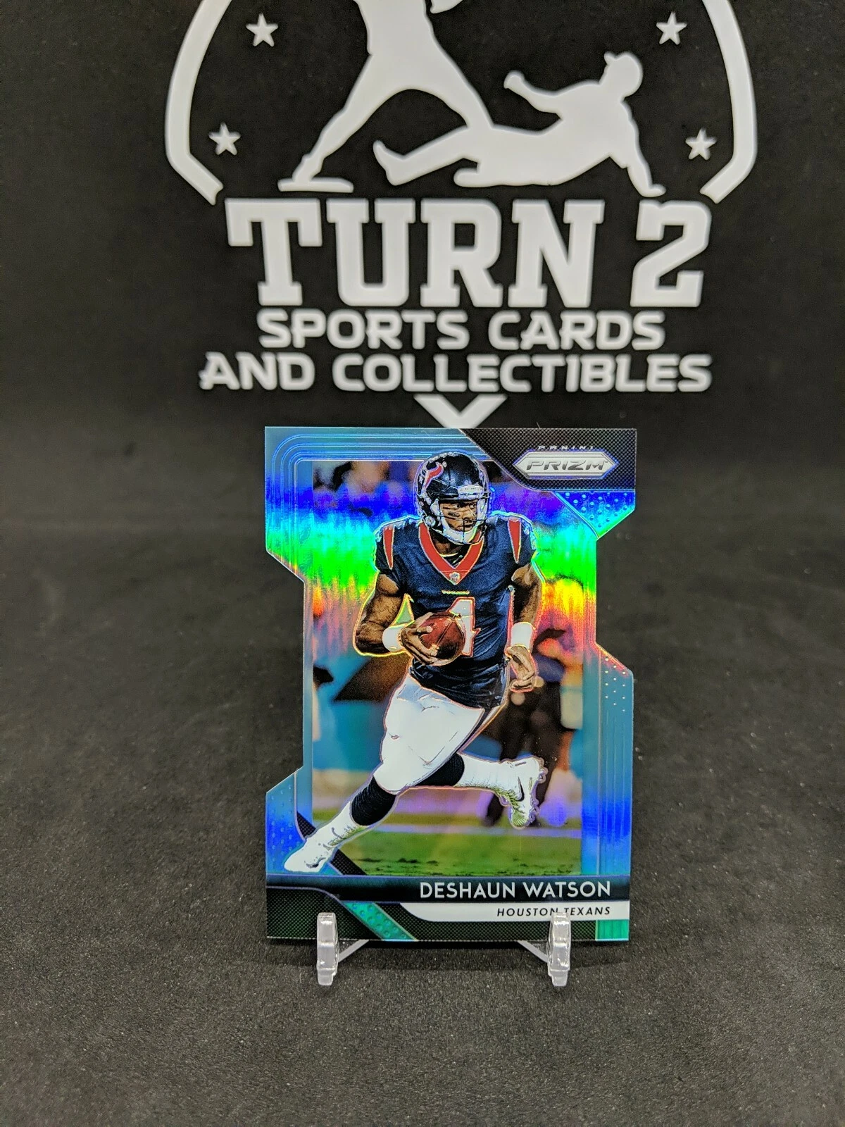 2018 Prizm Deshaun Watson Light Blue Prizm Die Cut #181/199 Cleveland Browns QB!