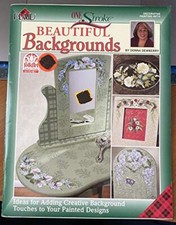 One Stroke Beautiful Backgrounds DECORATIVE PAINTING Craft Book  9774