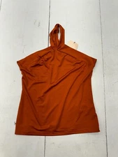 Shein Orange Sleeveless Neck Strap Tank Womens Size Large