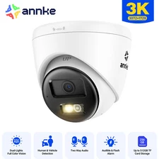 ANNKE 3K PoE Security IP Camera Two Way Audio 5MP Outdoor Color Night Vision AI