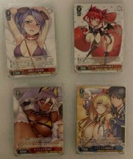 Weiss schwarz Kadokawa Sneaker Box 4 cards set JP