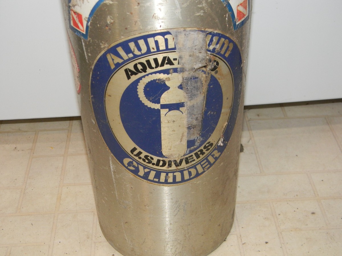 U.S. Divers Aqua-Lung Alcan Aluminum Tank 72 Cu Ft DOT-SP6498-2475