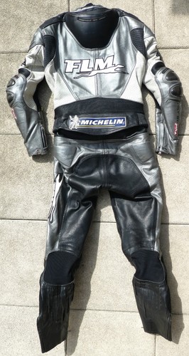 Schwere FLM Lederkombi / Motorradkombi used Gr. 50 ( M ) - Gay- Biker - Bild 6 von 24