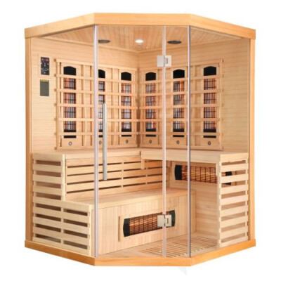 Sanotechnik DELUXE Infrarotkabine Wärmekabine 3-4 Pers. 150x150x200 cm