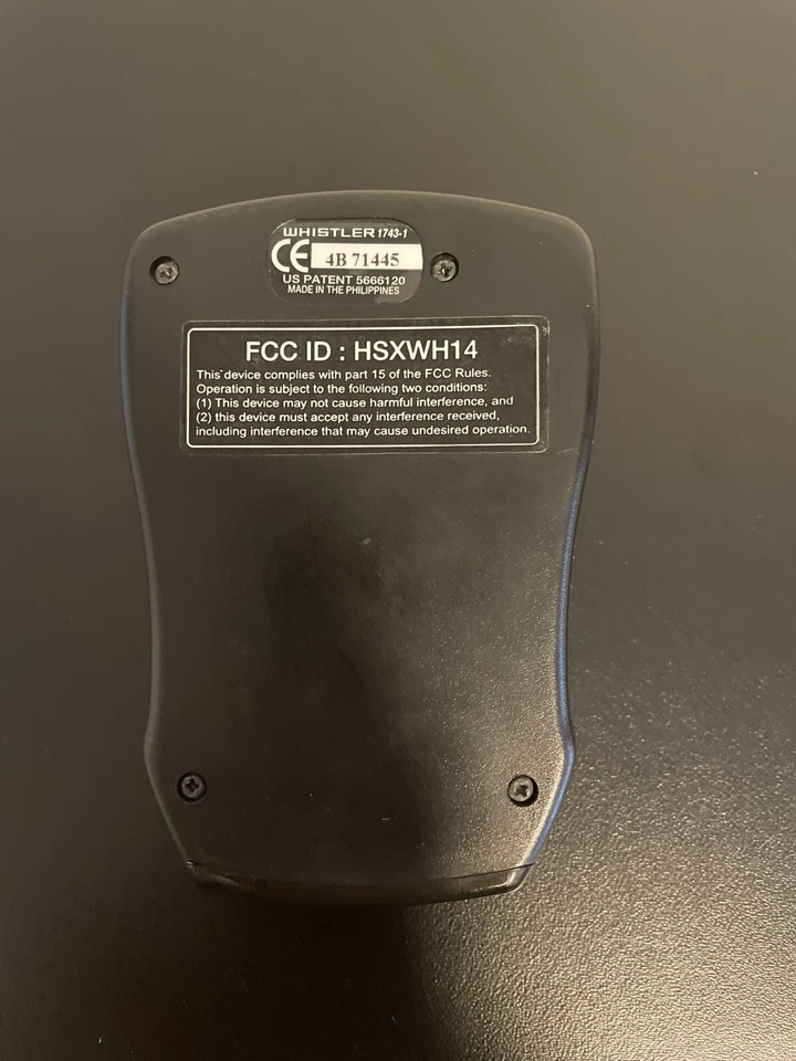 Whistler DE-1743 Radar Detector - Untested - No power cord - Image 2 of 3