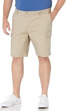 Dockers Men's Tech Cargo Straight Fit Shorts Big Tall Taupe Sand Size 54