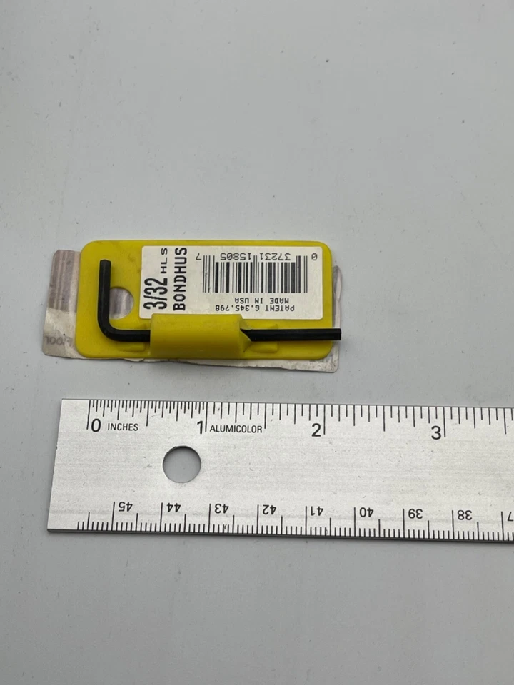 Bondhus 15805 3/32" Hex Tip Key L-Wrench w/ProGuard Finish 2PACK - Image 4 of 4