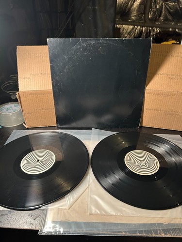 METALLICA 1991 Black Album ORIGINAL VERTIGO LP + INSERTS Heavy Metal Thrash