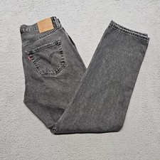 Levi's Premium 501 XX 90's Black Original Jeans Big E Women's 31x31 Button Fly