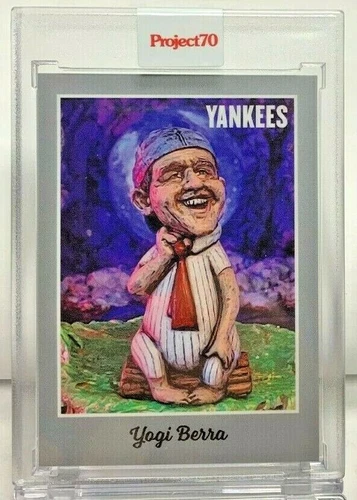 2021 Topps PROJECT 70 card #43 - 1970 Yogi Berra by Ron English - SP /3055
