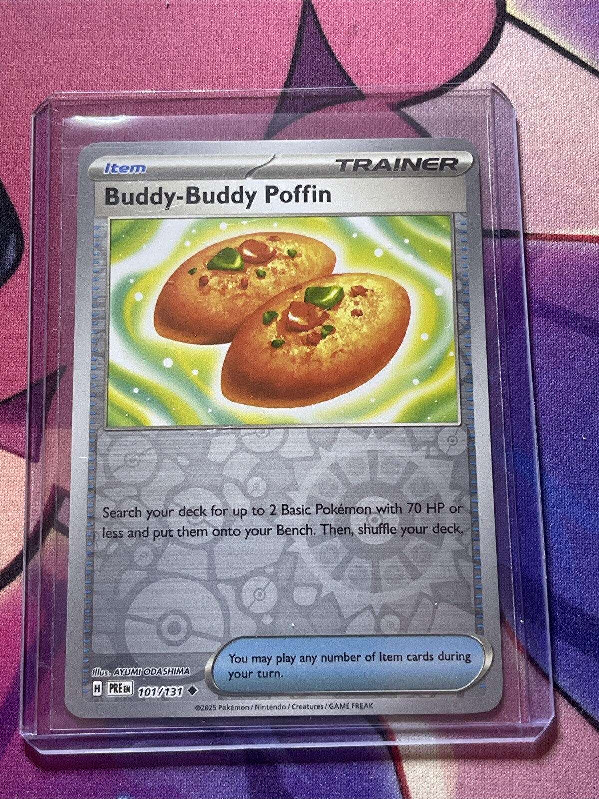Buddy-Buddy Poffin Reverse Holo NM 101/131 SV: Prismatic Evolutions Pokemon NM+