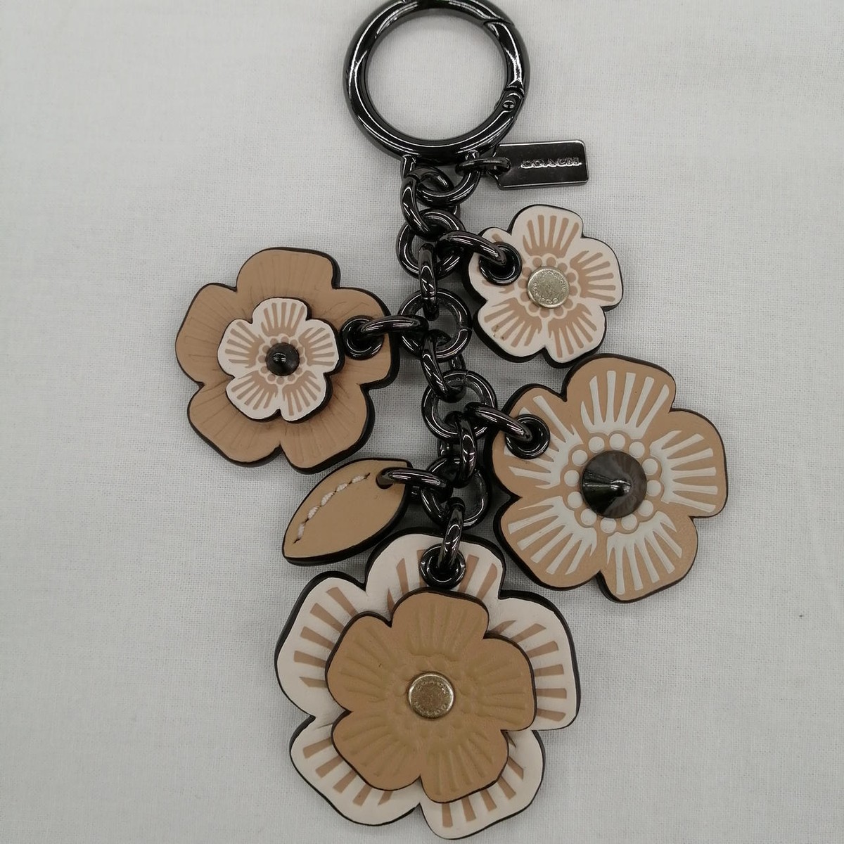 COACH tea rose ミックス　キーホルダー　チャーム COACH Tea Rose Mix Bag Charm | eBay