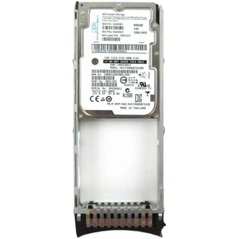 IBM Storwize V7000 Gen2 00AR323 00AR391 600GB 15K SAS 2.5 12G Hard