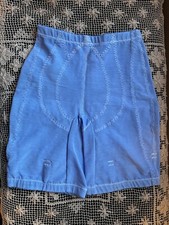 VTG 1960s Baby Blue Nylon Girdle VANITY FAIR Shorts Panty Garter Clips Sz Small