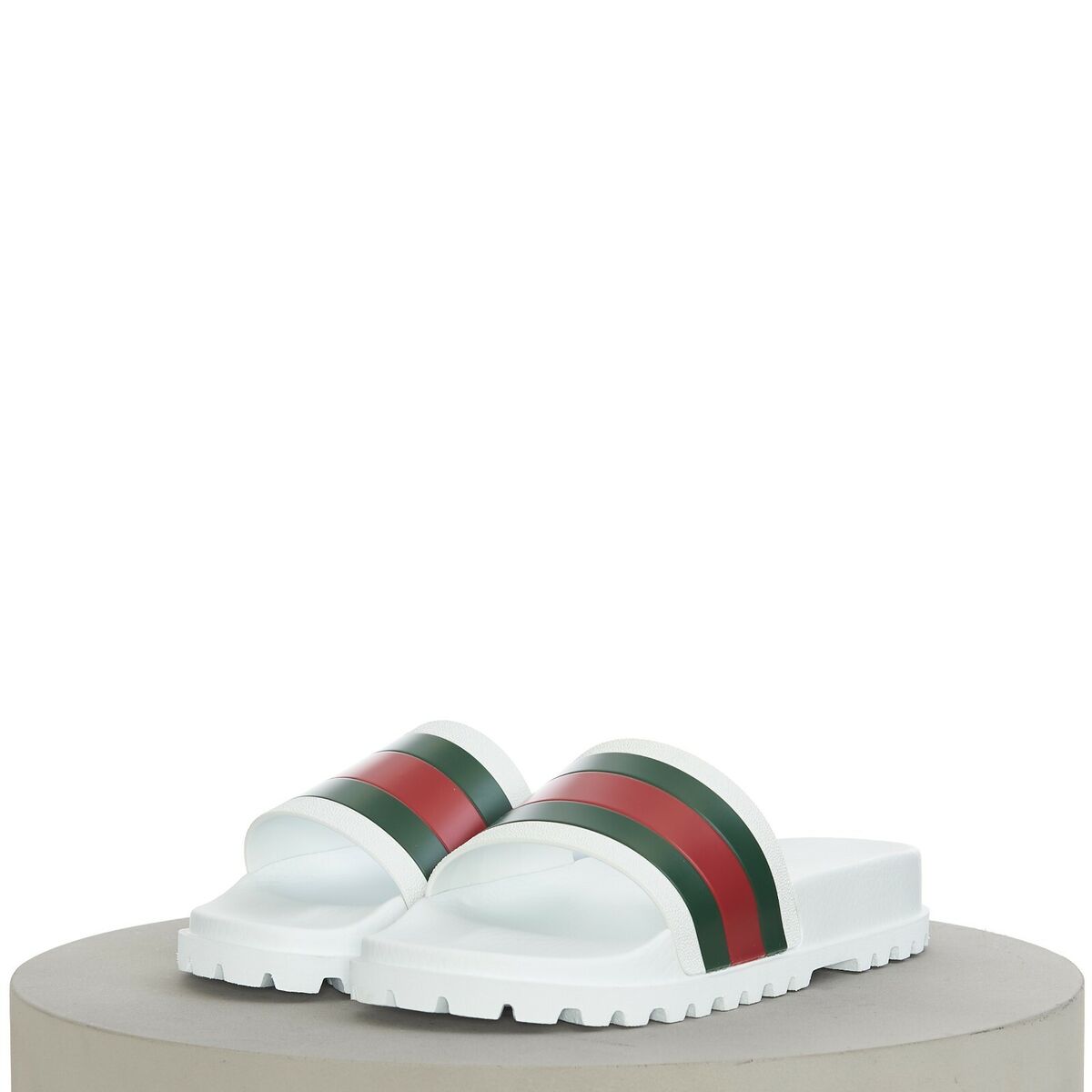 Gucci Web Men's Slide Sandal - White, 7 for sale online | eBay Gucci Web Men's Slide Sandal - White, 7 for sale online | eBay