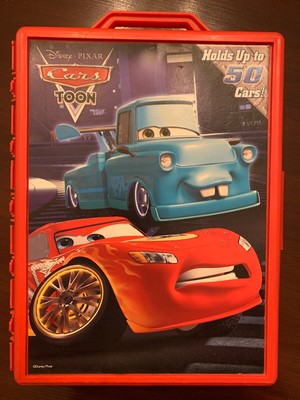 Disney Pixar Cars Toon Storage Carrying Case Holds Up to 50 Cars RARE HTF | eBay