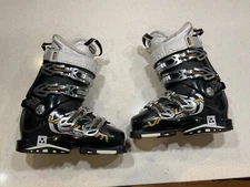 Fischer  Thermo Shape Hybrid W10 Ski Boots size 23.5us Hike & Walk Black Gold