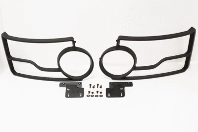 Land Rover Discovery 4 10-13 Front Light Guard Terrafirma VPLAP0008 Pair Set Kit - Image 1 of 4