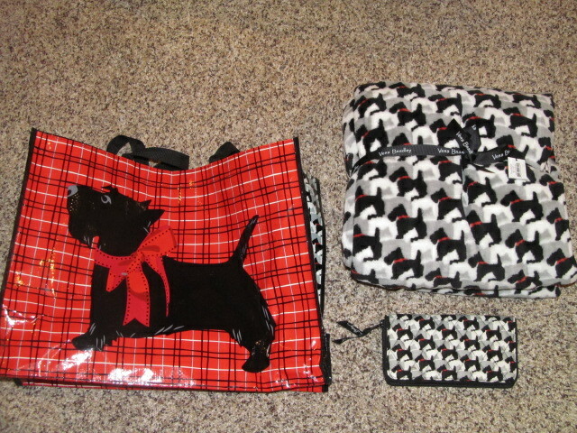 vera bradley scottie dog blanket