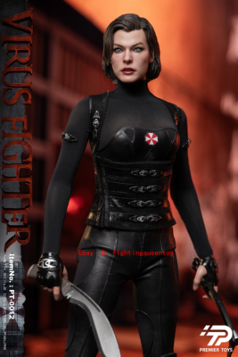Premier Toys 1/6 アクションフィギュア ウイルスファイター Premier Toys PT-0012 Virus Fighter Alice 1/6 Female Action Figure