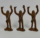(Lot of 3) Vintage 1982 Star Wars Micro Collection CHEWBACCA Die Cast Figures