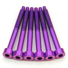 Purple Titanium String Lock Screws for Floyd Rose OFR Tremolo, 1000 & Special
