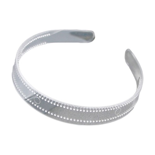 Clear Plain Headbands Toothed Wide /Thin Hairband Teeth Grip Wide /Thin Base - Picture 5 of 12