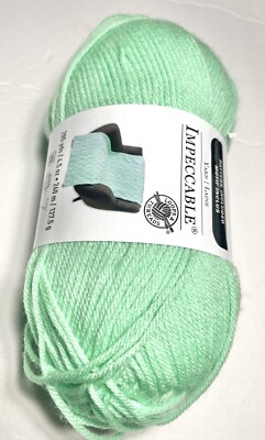 LOOPS & THREADS IMPECCABLE Yarn 1-pk. MINT . I COMBINE SHIPPING, See DETAIL