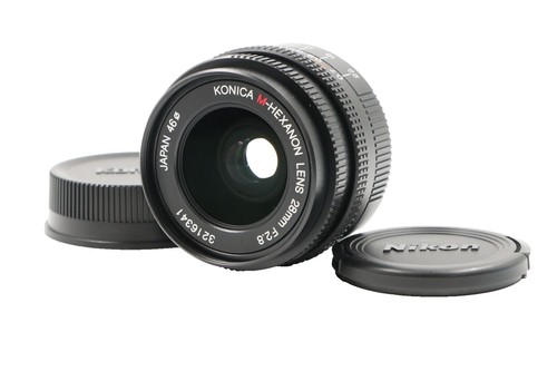 Konica M-HEXANON 28mm F2.8 Wide Angle Lens Leica M Mount JP Used