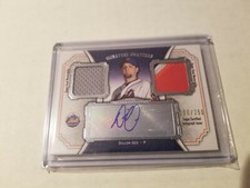 2012 Museum Collection Dillon Gee RC Autograph Dual Patch Jersey 200/250 Mets