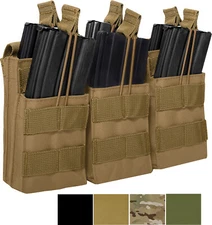 MOLLE Open Rifle Mag Pouch Top Six Open Pouches With Easy-Grip Pull Tabs
