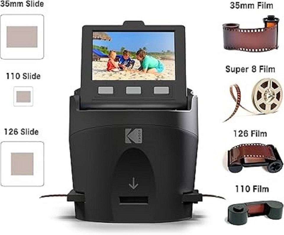 Kodak Digital Film Scanner, Convertit les Négatifs et Diapositives de
