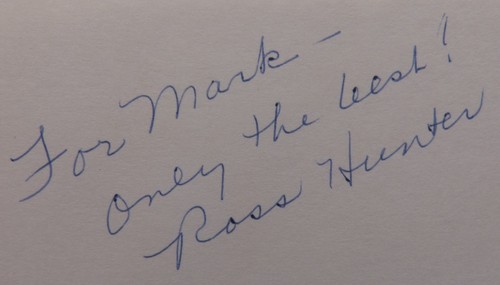 Signed Card of Ross Hunter - Picture 3 of 7
