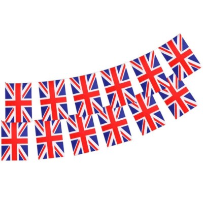 UK Flaggen Britische Flagge Banner VE Day Patriotische Veranstaltungen Unabhängigkeitstag Sport