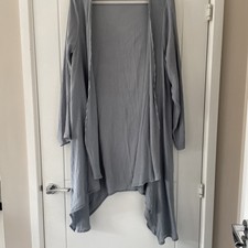 Zanzea Light Coat Excellent Cond . Fits 14-18 Grey Versatile Item Of Clothing