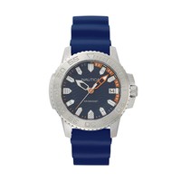 Nautica Men's 45mm Blue Silicone Band Steel Case Quartz Analog Watch Napkyw001 Nautica Men's 45mm Blue Silicone Band Steel Case Quartz Analog Watch Napkyw001